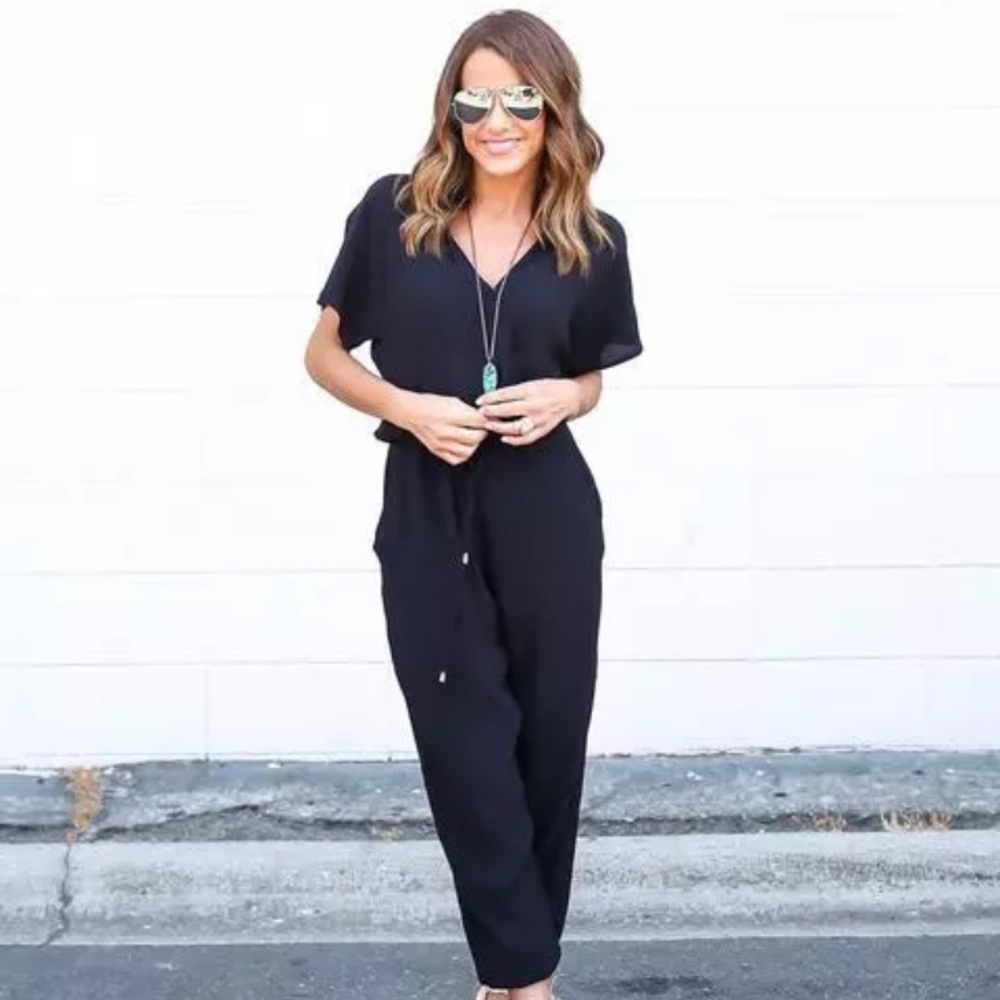 Black Jumpsuit Romper